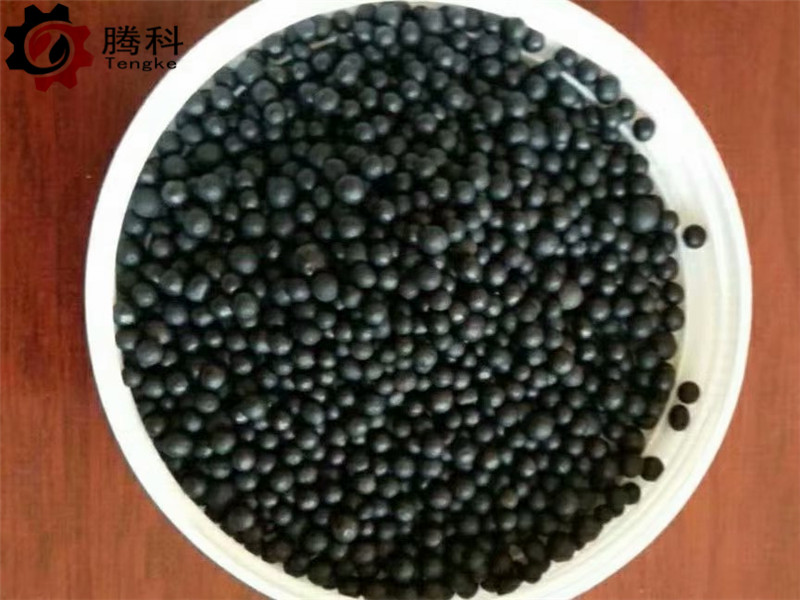 鸡粪圆盘造粒包膜后图