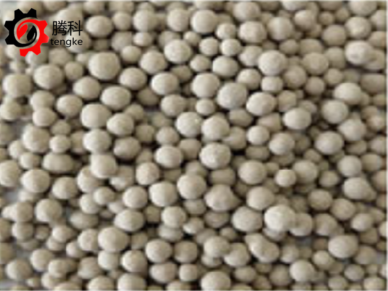 圆盘造粒机营养土膨润土制粒圆球颗粒成品案例